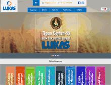 Tablet Screenshot of lukas.com.tr